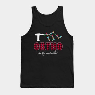 Ortho Squad Orthopedic Ortho Nurse Tech Christmas Tank Top